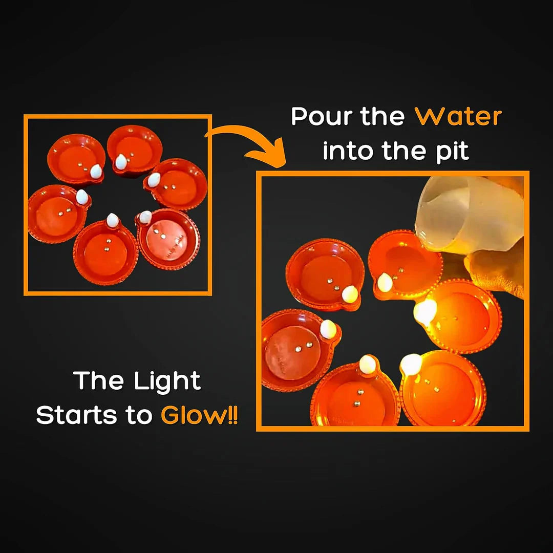 LED Water Sensor Diya